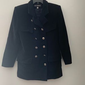 Womens Black Pea Coat XS